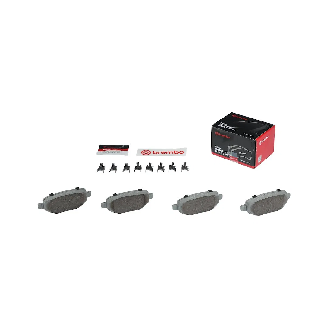 P24172N – BREMBO Brake Pad, FMSI Number D1754-8970 Ceramic Set Of 4 With Hardware